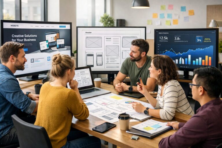 Création et refonte de site web : un levier stratégique pour développer votre visibilité en ligne